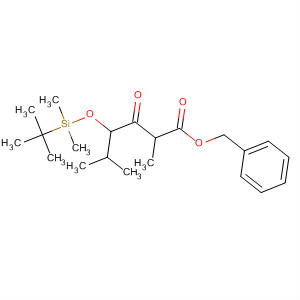 Hexanoic acid,4-[[(1,1-dimethylethyl)dimethylsilyl]oxy]-2,5-dimethyl-3-oxo-,phenylmethyl ester, (4S)-