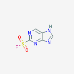 7h-purine-2-sulfonyl Fluoride molecular structure