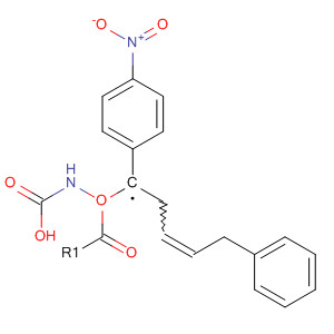 Carbamic acid, [1-(4-nitrophenyl)-3-butenyl]-, phenylmethyl ester molecular structure