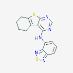 N-(2,1,3-benzothiadiazol-4-yl)-5,6,7,8-tetrahydro[1]benzothieno[2,3-d]pyrimidin-4-amine molecular structure
