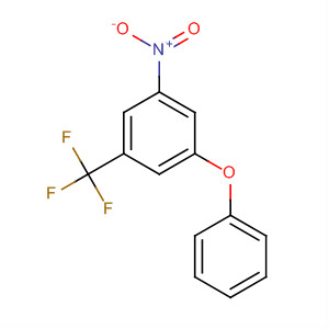 Benzene, 1-nitro-3-phenoxy-5-(trifluoromethyl)- molecular structure