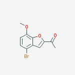 Ethanone, 1-(4-bromo-7-methoxy-2-benzofuranyl)-