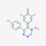 Phenol, 4-[6-(4-chlorophenyl)-4-oxido-1,2,4-triazin-5-yl]-2,6-dimethyl- molecular structure