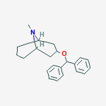 3SS-(DIPHENYLMETHOXY)-9-METHYL-9-AZABICYCLO[3.3.1]NONANE molecular structure