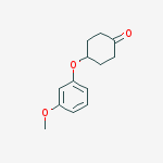 Cyclohexanone, 4-(3-methoxyphenoxy)- molecular structure