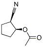 CYCLOPENTANECARBONITRILE,2-(ACETYLOXY)-,(1S-CIS)- molecular structure