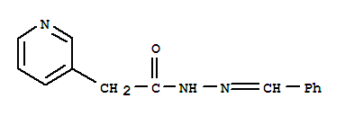 N'-[(Z)-phenylmethylidene]-2-(pyridin-3-yl)acetohydrazide molecular structure