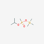 Phosphonic acid, methyl-, 1-methylethyl trimethylsilyl ester molecular structure
