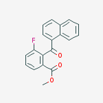 methyl 3-fluoro-2-(naphthalen-1-ylcarbonyl)benzoate