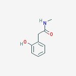 2-(2-hydroxyphenyl)-N-methylacetamide molecular structure