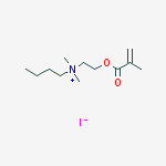 N-(2-(methacryloyloxy)ethyl)-N,N-dimethylbutan-1-aminium iodide molecular structure