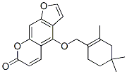 4-[(2,4,4-Trimethyl-1-cyclohexen-1-yl)methoxy]-7H-furo[3,2-g][1]benzopyran-7-one molecular structure
