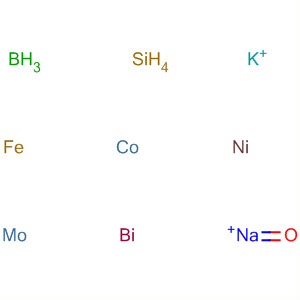 B.Bi.Co.Fe.K.Mo.Na.Ni.O.Si molecular structure