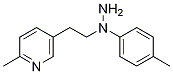 2-Methyl-5-(2-(1-p-tolylhydrazinyl)ethyl)pyridine molecular structure