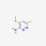 4-methoxy-6-methylpyridazin-3-amine molecular structure