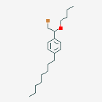 [α-(Bromomethyl)-p-octylbenzyl]butyl ether molecular structure