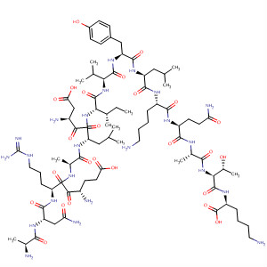 L-Lysine,L-alanyl-L-asparaginyl-L-a-glutamyl-L-arginyl-L-alanyl-L-a-aspartyl-L-leucyl-L-isoleucyl-L-valyl-L-tyrosyl-L-leucyl-L-lysyl-L-glutaminyl-L-alanyl-L-threonyl-