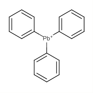 Plumbylium, triphenyl- molecular structure