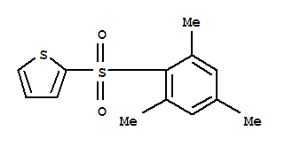 2-[(2,4,6-trimethylphenyl)sulfonyl]thiophene molecular structure