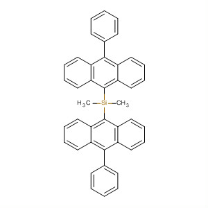 Silane, dimethylbis(10-phenyl-9-anthracenyl)- molecular structure