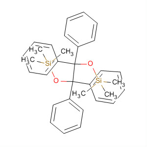 3,6-Dioxa-2,7-disilaoctane, 2,2,7,7-tetramethyl-4,4,5,5-tetraphenyl- molecular structure