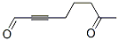 2-Octynal, 7-oxo- molecular structure