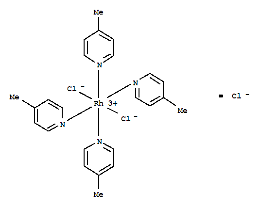 Dichlororhodium;4-methylpiperidin-1-ide molecular structure