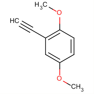 Benzene, 2-ethynyl-1,4-diMethoxy- molecular structure