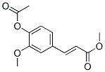 3-[4-(Acetyloxy)-3-methoxyphenyl]propenoic acid methyl ester