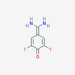 4-(diaminomethylidene)-2,6-diiodocyclohexa-2,5-dien-1-one