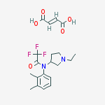 (e)-but-2-enedioic Acid;n-(2,3-dimethylphenyl)-n-(1-ethylpyrrolidin-3-yl)-2,2,2-trifluoroacetamide