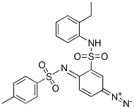 N-[4-diazo-2-[[(2-ethylphenyl)amino]sulphonyl]cyclohexa-2,5-dien-1-ylidene]-p-toluenesulphonamide