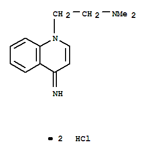 2-[(4E)-4-iminoquinolin-1(4H)-yl]-N,N-dimethylethanamine dihydrochloride molecular structure