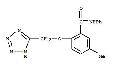 5-methyl-N-phenyl-2-(2H-tetrazol-5-ylmethoxy)benzamide