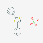 2,4-diphenyl-1,3-dithiol-1-ium;perchlorate molecular structure