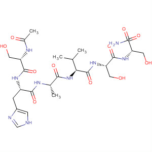 L-Serinamide, N-acetyl-L-seryl-L-histidyl-L-alanyl-L-valyl-L-seryl-