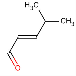 2-Pentenal, 4-methyl-, (2E)- molecular structure
