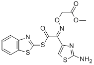 (S)-2-Benzothiazolyl (Z)-2-(2-aminothiazole-4-yl)-2-methoxycarbonylmethoxyiminothioacetate