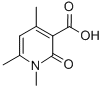 1,4,6-TRIMETHYL-2-OXO-1,2-DIHYDRO-PYRIDINE-3-CARBOXYLIC ACID molecular structure