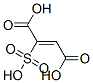 2-sulphofumaric acid molecular structure