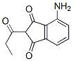 1H-Indene-1,3(2H)-dione,4-amino-2-(1-oxopropyl)- molecular structure