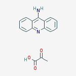 Acridin-9-amine;2-oxopropanoic Acid molecular structure