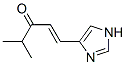 1-Penten-3-one,1-(1H-imidazol-5-yl)-4-methyl- molecular structure
