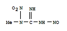 GUANIDINE,N-METHYL-N-NITRO-N-NITROSO- molecular structure
