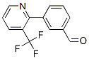 3-(3-(Trifluoromethyl)pyridin-2-yl)benzaldehyde molecular structure