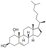 cholest-5-ene-1alpha,3beta-diol molecular structure