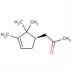 2-Propanone, 1-(2,2,3-trimethyl-3-cyclopenten-1-yl)-, (R)- molecular structure