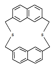 2,13-Dithia[3.3](2,7)naphthalinophane molecular structure