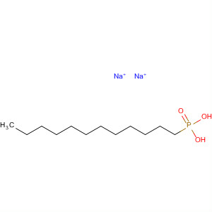 Phosphonic acid, dodecyl-, disodium salt molecular structure