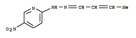 2-{(2E)-2-[(2E)-but-2-en-1-ylidene]hydrazino}-5-nitropyridine